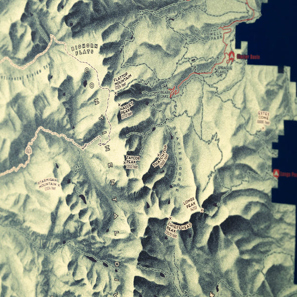 Rocky Mountain National Park Map