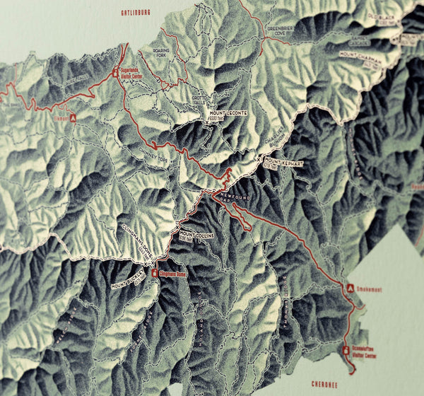 Great Smoky Mountains National Park Map