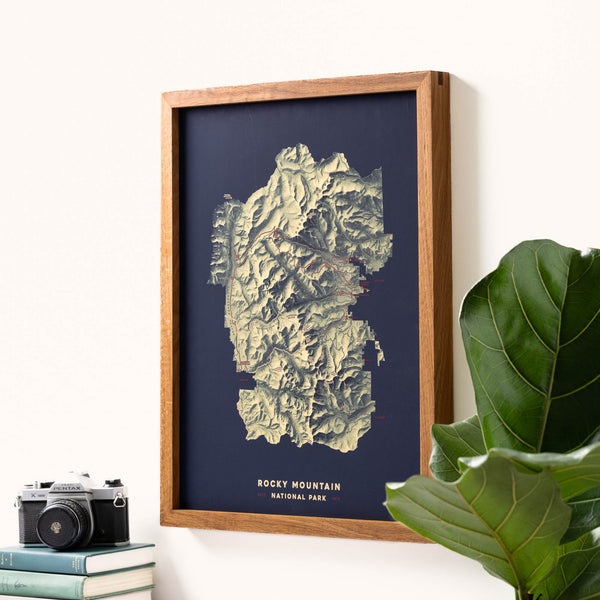 Rocky Mountain National Park Map
