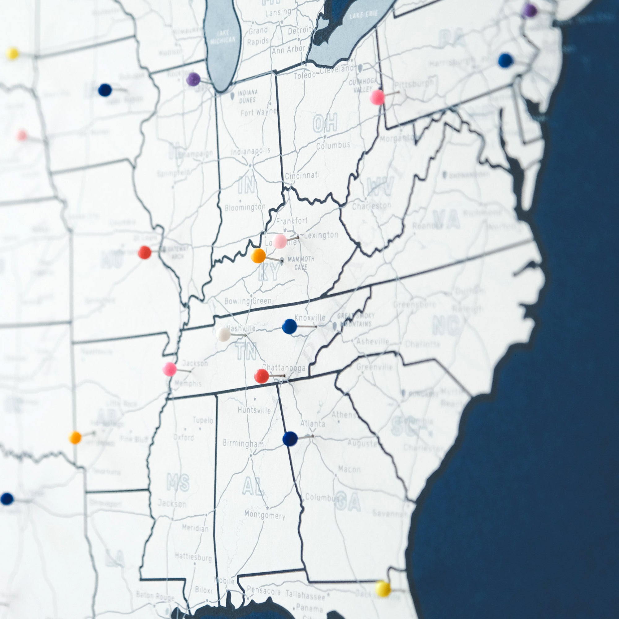 US Push Pin Map By Native Maps Push Pin Travel Map   DSCF9042copy 