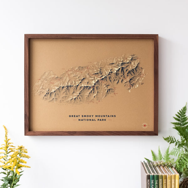 Great Smoky Mountains National Park Screenprint