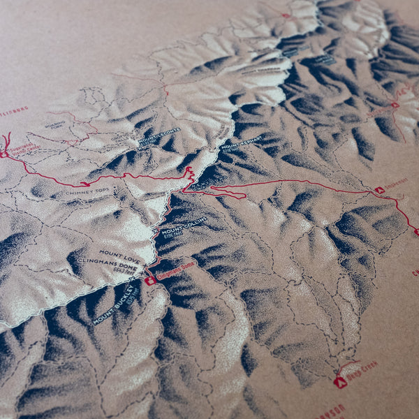 Great Smoky Mountains National Park Screenprint