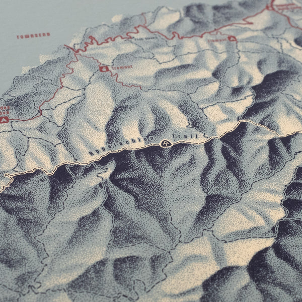 Great Smoky Mountains National Park Screenprint