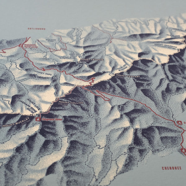 Great Smoky Mountains National Park Screenprint