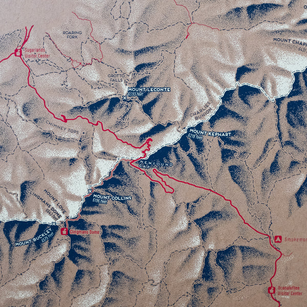 Great Smoky Mountains National Park Map