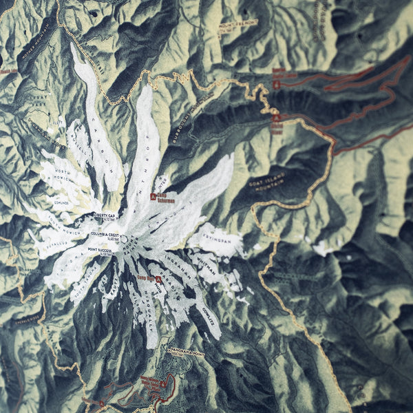 Mount Rainier National Park Map