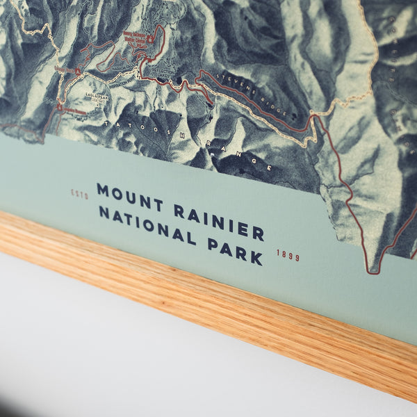 Mount Rainier National Park Map