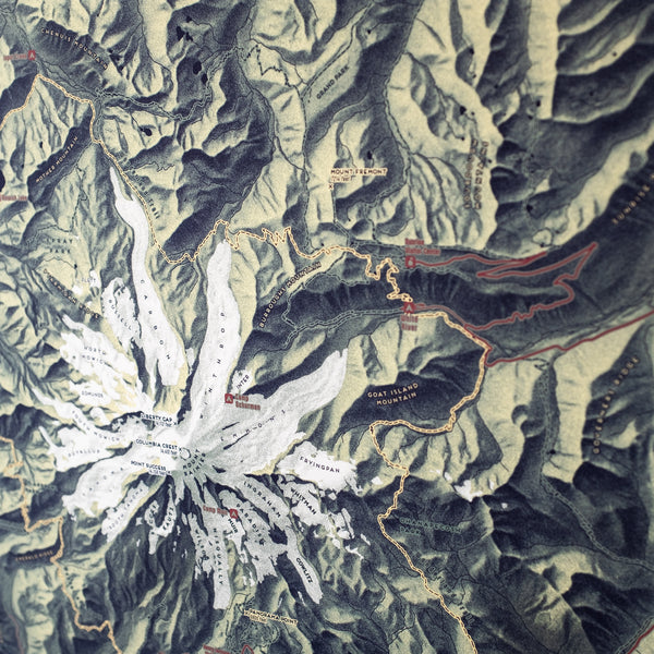 Mount Rainier National Park Map