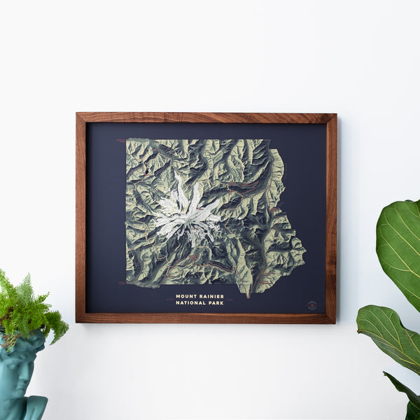 Mount Rainier National Park Map