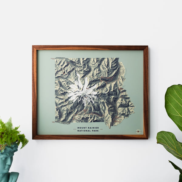 Mount Rainier National Park Map