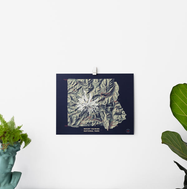Mount Rainier National Park Map