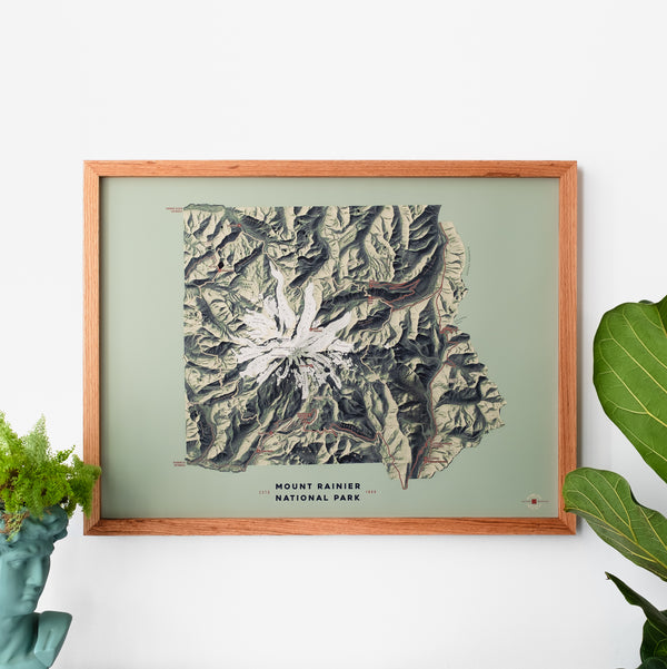 Mount Rainier National Park Map