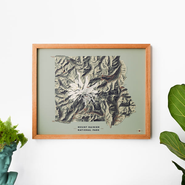 Mount Rainier National Park Map
