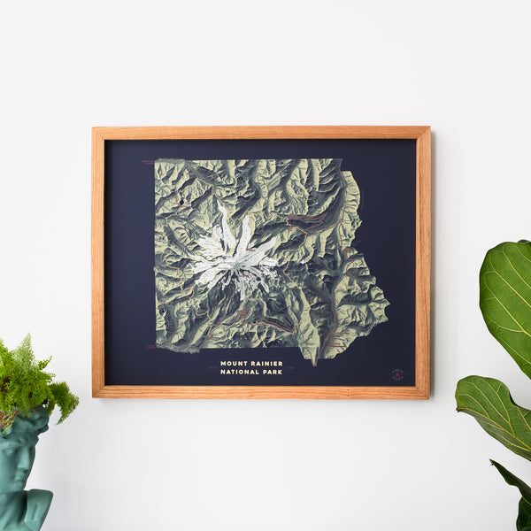 Mount Rainier National Park Map