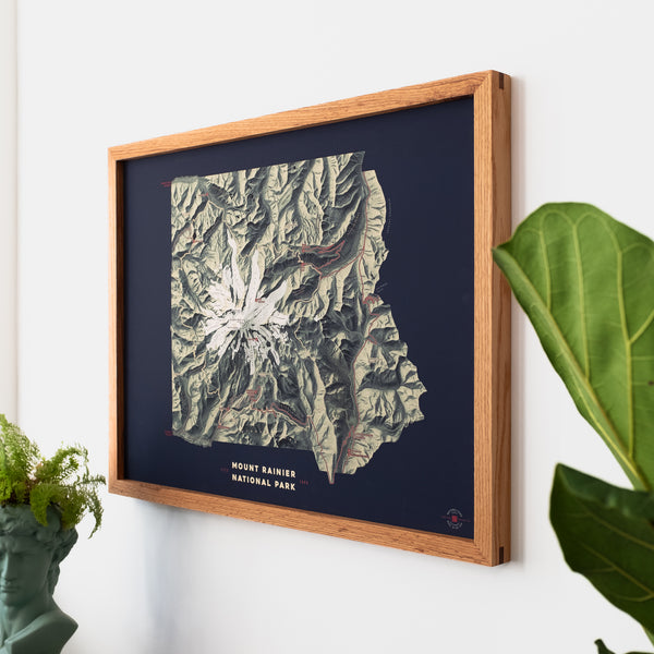 Mount Rainier National Park Map