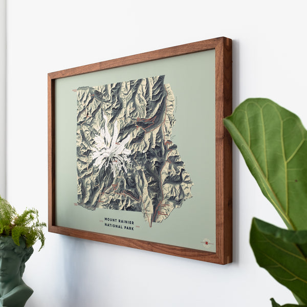 Mount Rainier National Park Map
