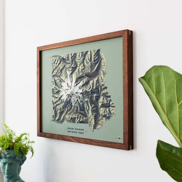 Mount Rainier National Park Map