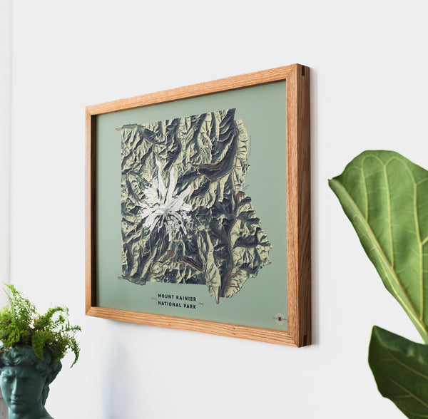 Mount Rainier National Park Map