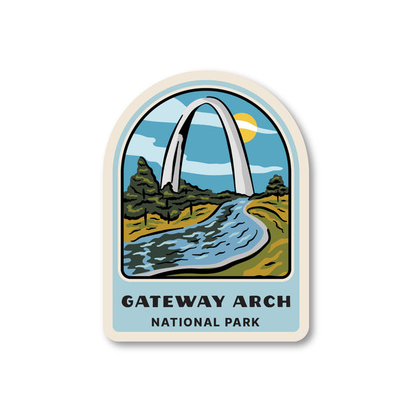 Gateway Arch National Park Bumper Sticker