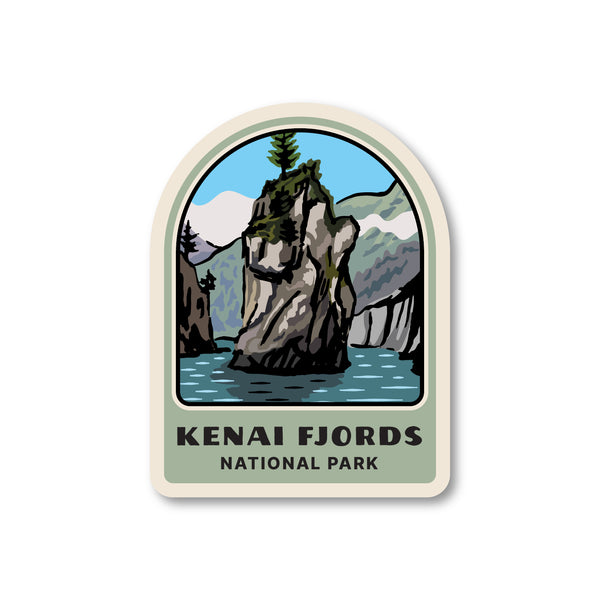 Kenai Fjords National Park Bumper Sticker