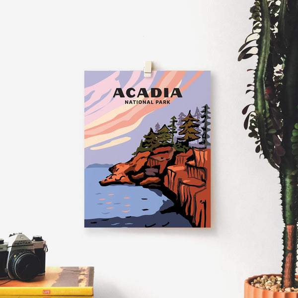 Acadia National Park Poster
