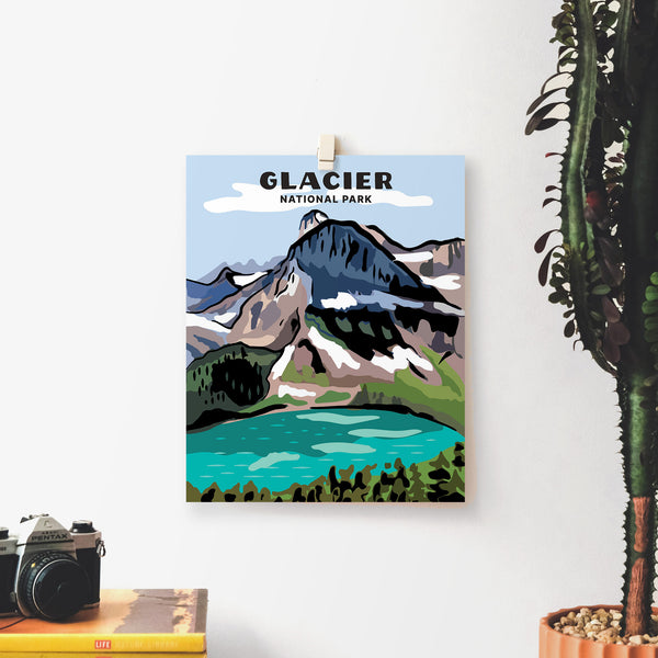 Glacier National Park Poster