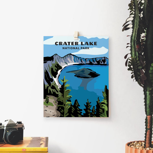 Crater Lake National Park Poster