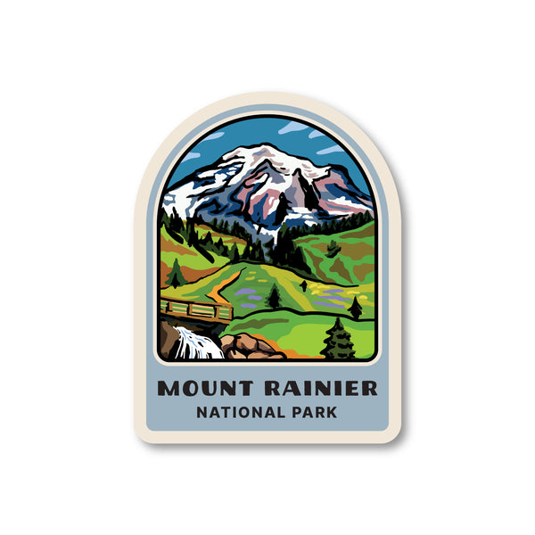 Mount Rainier National Park Bumper Sticker
