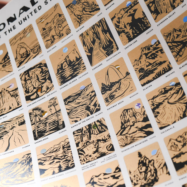National Parks Scratch-Off