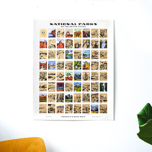 National Parks Scratch-Off