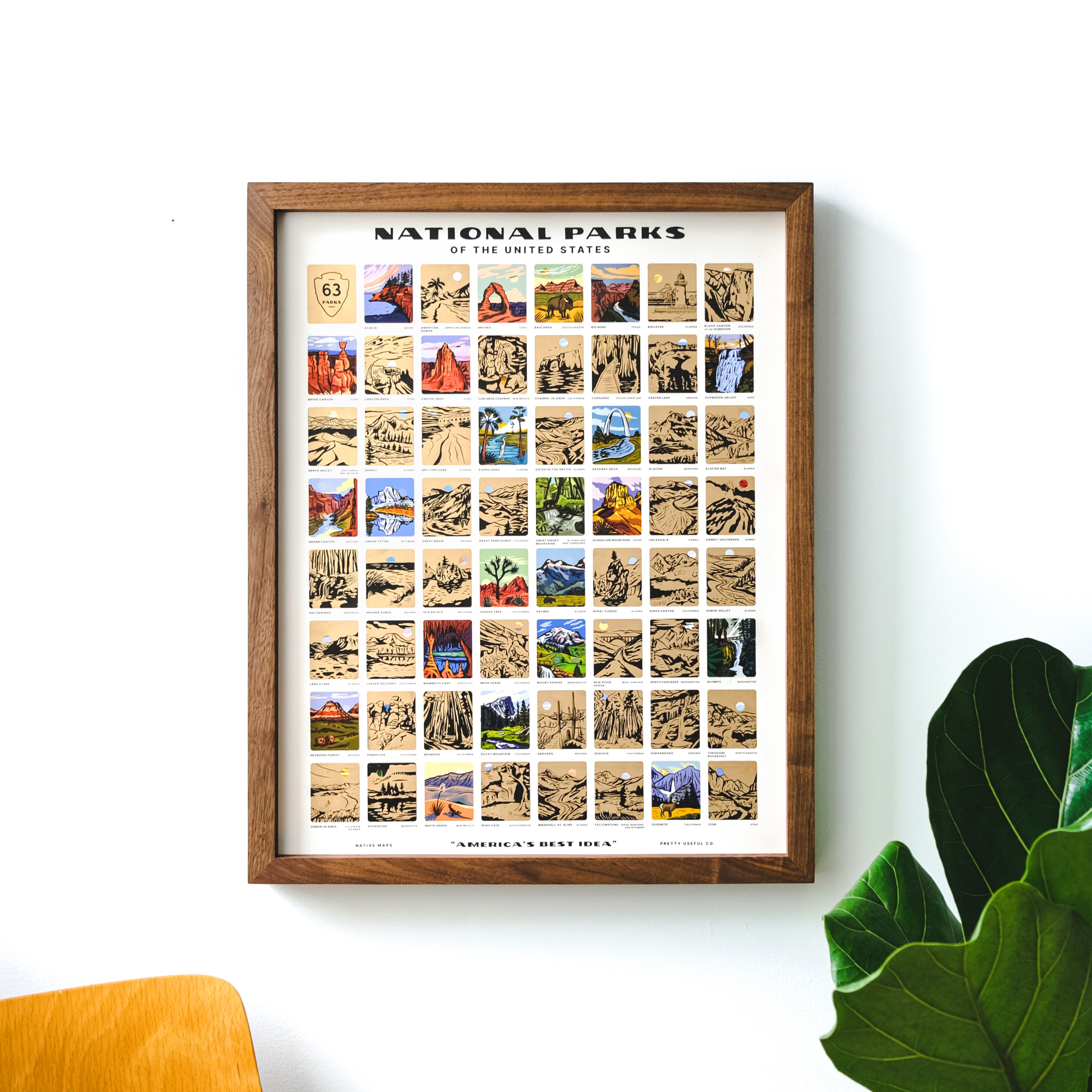 Native Maps Portland map poster lifestyle