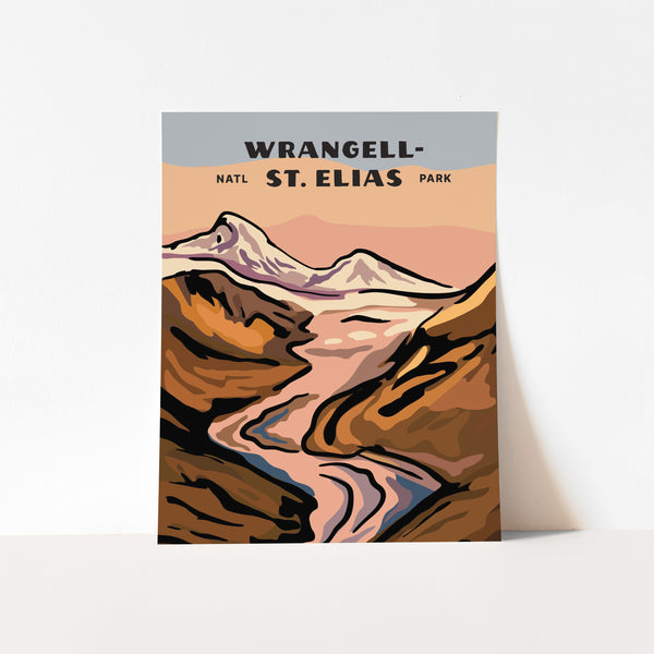 Wrangell St. Elias National Park Poster