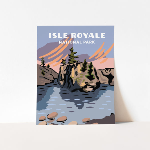 Isle Royale National Park Poster