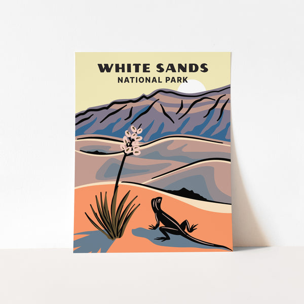 White Sands National Park Poster