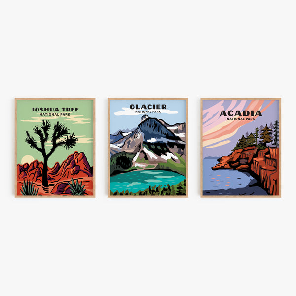 Glacier National Park Poster