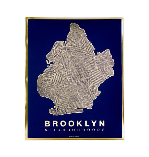 Gold Foil Maps