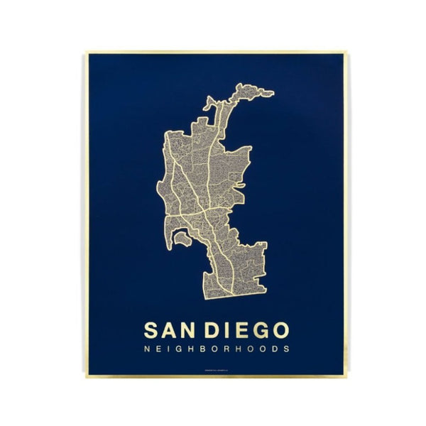 Gold Foil Maps